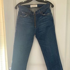 Reformation Jeans - Brook Zip Crop